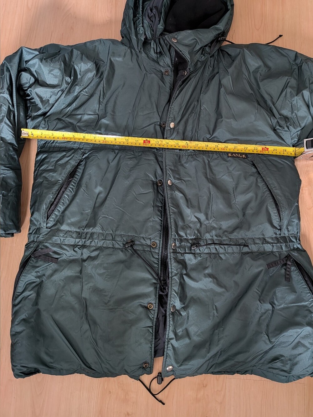 Kanuk Heritage Classic Jacket Womens Size 6/XL Metallic Green Hooded Coat - Picture 6 of 7